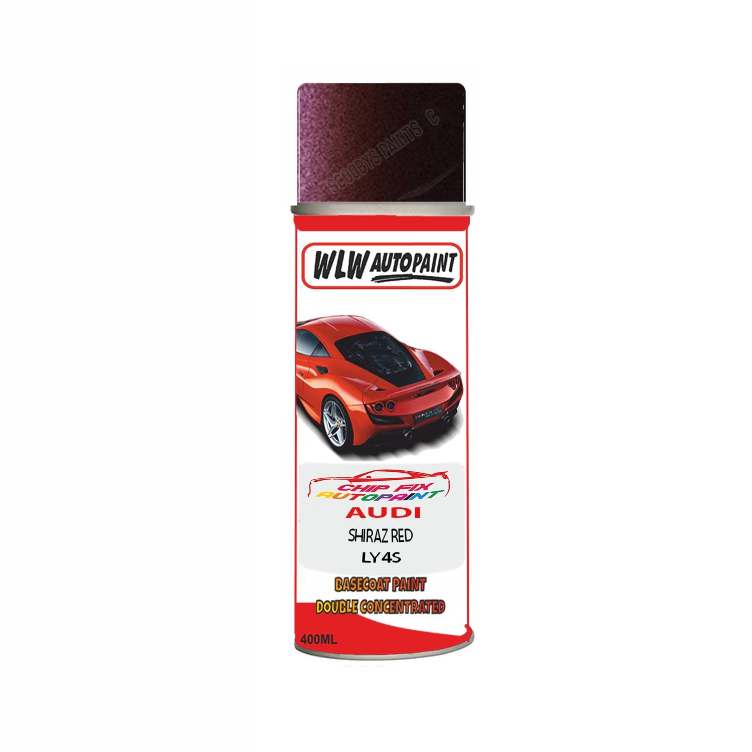 Basecoat Aerosol Spray Paint For Audi A3 Shiraz Red 2010-2016 Code Ly4S