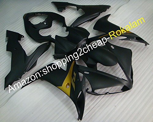 Per Yamaha YZF R1 2004-2006 YZF R1 2004 2005 2006 Per Yamaha YZF-R1 YZFR1 1000 YZF1000 04 05 06 Kit carenatura moto nero (stampaggio a iniezione)