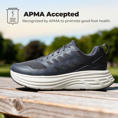 NORTIV 8 Men's Walking Running Tennis Cushioning Shoes ActiveFloat Non Slip Athletic Gym Workout Jogging Comfortable Sneakers,Size 9.5,Blue,SNWS245M