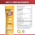 Krispy Kernel - Salt & Vinegar Peanuts - Pack 12 x 60g | Perfect Snacks On The Go, Proudly Canadian