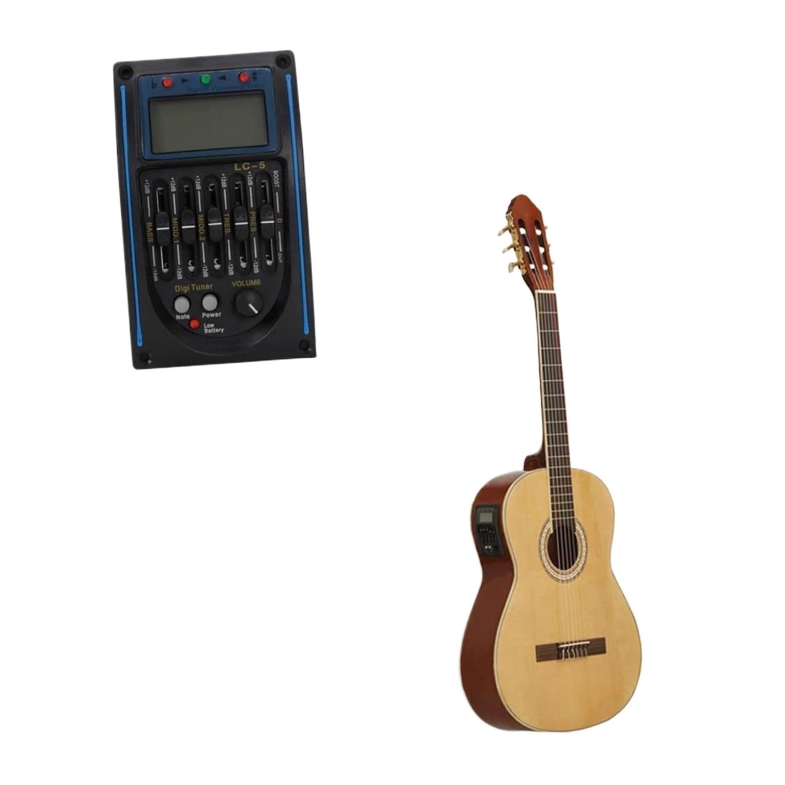 Pickup Per Chitarra Pickup Per Chitarra Acustica Classica A 5 Bande Accessori Per Strumenti Musicali Equalizzatore Preamplificatore Con Controllo Del Volume