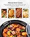 Homever Slow Cooker,3.5-Quart Manual Slow Pot with Standard Lid,Multi-Cooker with Removable Ceramic Cooking Crock,3 Adjustable Temp Settings (High/Low/Warm), Cooking for Vegetables,Beef,Cake,etc.