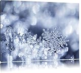 UV origine encre pigment Belle cristaux de glace Format: toile 120x80auf, XXL énormes Photos complètement encadrés par la civière, l\'impression de l\'image Art mural avec cadre, moins cher que peintures à l\'huile et de l\'image, aucune affiche ou poster
