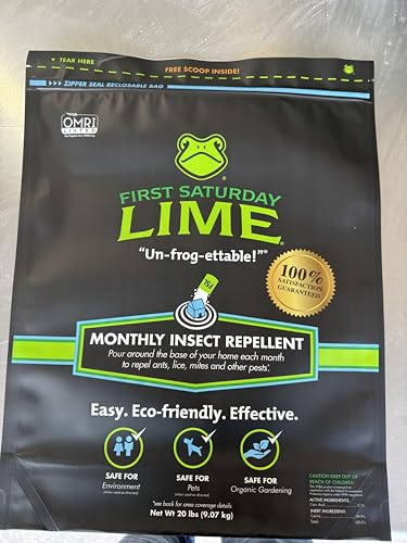 Image of First Saturday Lime Deterrent 5LB | Natural Deterrent for Outdoors, 2 Pack