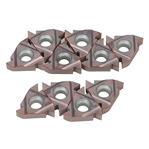 10 Pçs/Caixa Vp15Tf 16Er Ag60 Inserções de Carboneto + Suporte de Inserção Ser1212H16 + Chave T15 To