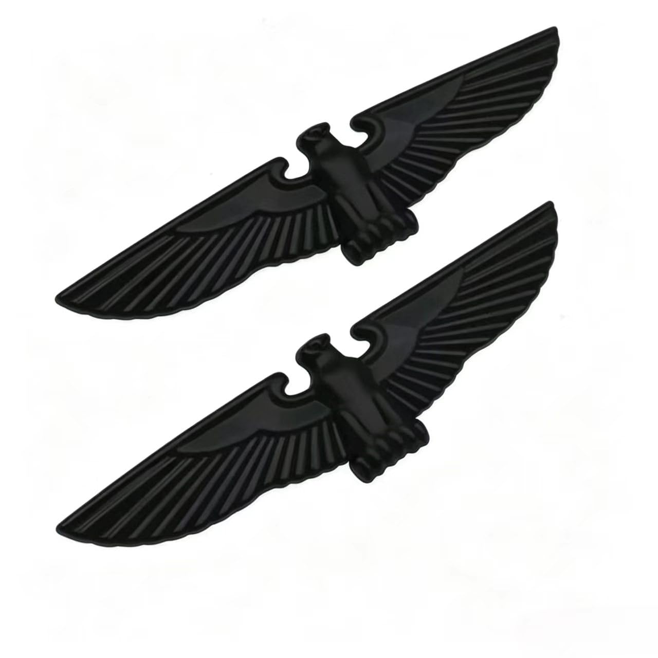 CHOUGONSI 2 Pcs 3D Auto Emblem Badge for Hyundai i30 Schrägheck 2 (II) GD I 2011-2015, Exterior Styling Logo Decal Sign Decor Accessory Adhesive Decoration,Black