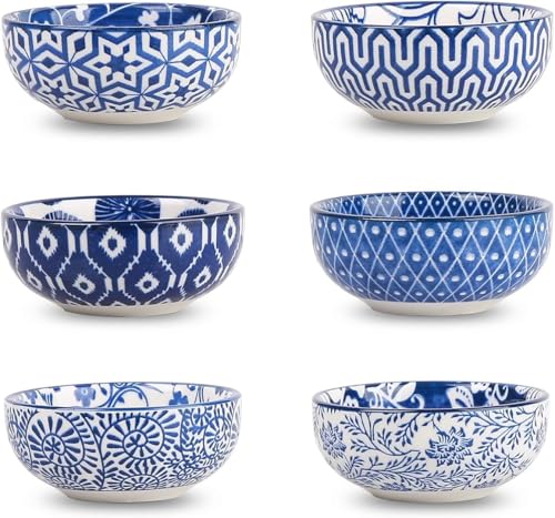 Selamica Ceramic Mini Dipping Bowls Set of 6