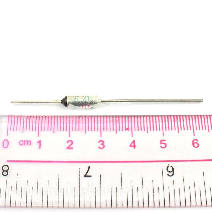 Generic 10 Pcs Thermal Fuse 131 Degree TF Cutoff 250V 15A