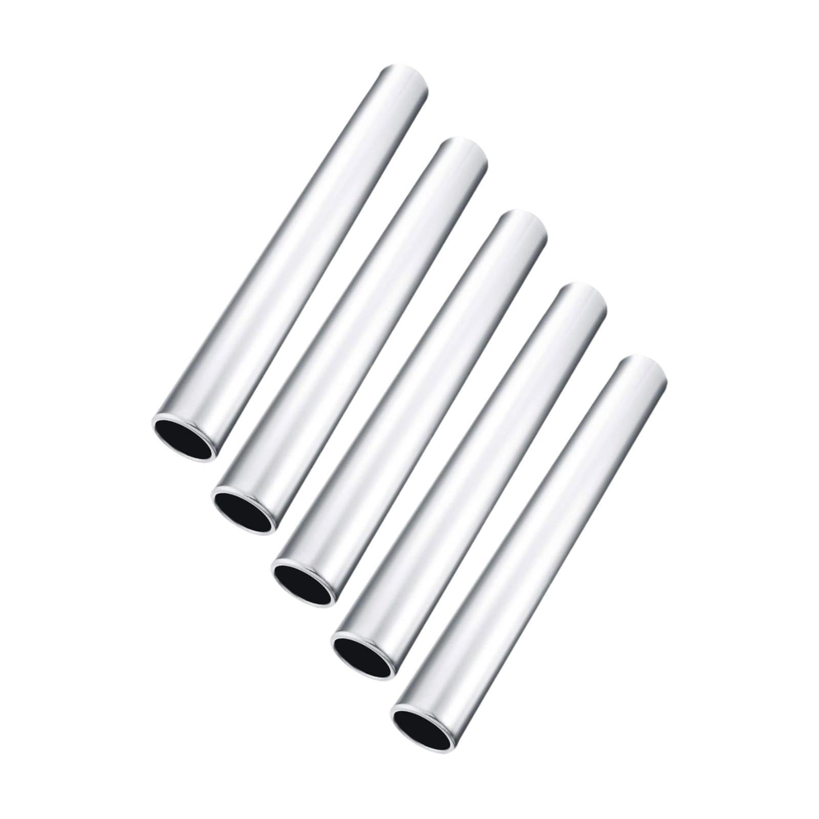 rockible 5 Pieces Track Field Relay Batons Athletics Batons Non Slip 11.42