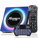 Android 13.0 TV Box 2025, Android TV Box 4GB RAM 32GB ROM 4K 8K HDR RK3528, Android box 4K 6K supports WIFI6 2.4G/5GHz Dual-WIFI Bluetooth 5.0 3D HDR10 Smart TV Box with Mini Wireless Keyboard