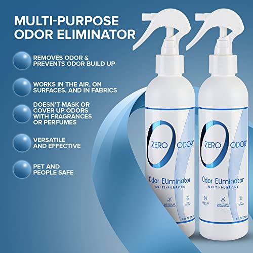 Image of Zero Odor Multi-Purpose Odor Eliminator, Fabric & Room Deodorizer, 2 Pack
