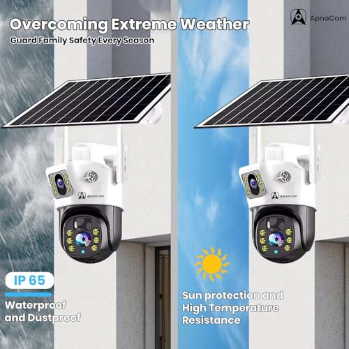 ApnaCam 4G Solar Security Camera Dual Lens 2K PTZ - Image 5