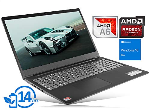 Lenovo IdeaPad S145 Laptop, 15.6" HD Display, AMD A6-9225 Upto 3.0GHz, 16GB RAM, 256GB SSD, HDMI, Card Reader, Wi-Fi, Bluetooth, Windows 10 Pro