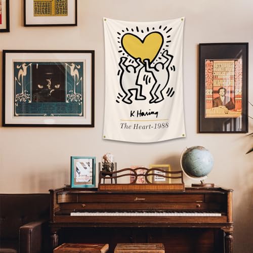 Owupia OW-02 The Heart Tapestry Minimalist Abstract Wall Hanging Posters Banner thumb #5