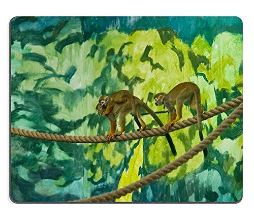 Preisvergleich Produktbild Mauspad Gaming Mauspad Naturkautschukmaus Eichhörnchen AFFE Familie M0A05199