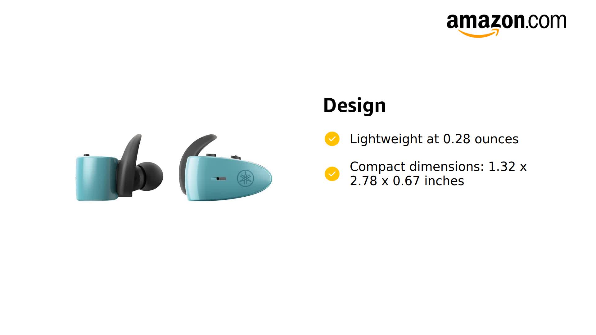 YAMAHA TW-ES5A ワイヤレスイヤホン　新品未開封 Amazon.com: Yamaha TW-ES5A True Wireless Sport Earbuds with