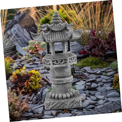 Décoration zen japonaise en résine - Statue de jardin pour balcon - 8