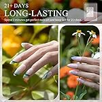 RARJSM Nail Art Gel Liner 12 Colors Collection Sage Green Dusty Pink Navy Blue Orange Painted Gel Nail Polish Set 5ml UV LED Cured Nail Design Thin Striper Brush for Home Salon Mani Diy Summer - Image 4