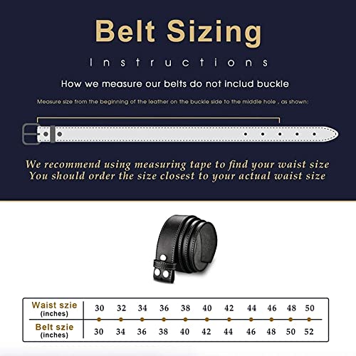 Men Leather Belt Unique Design Replacement Belt Strap Without Buckle Close Skin Feeling for Elegant Men as Gift4