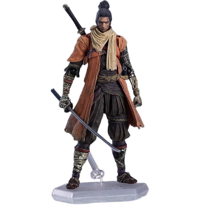 REOZIGN Figura Sekiro, Figura De Combate De Pie Sekiro 15 Cm/5.9 Pulgadas Figura de PVC Patrón De Cosplay Artesanía Para Los Fans Del Anime Regalo