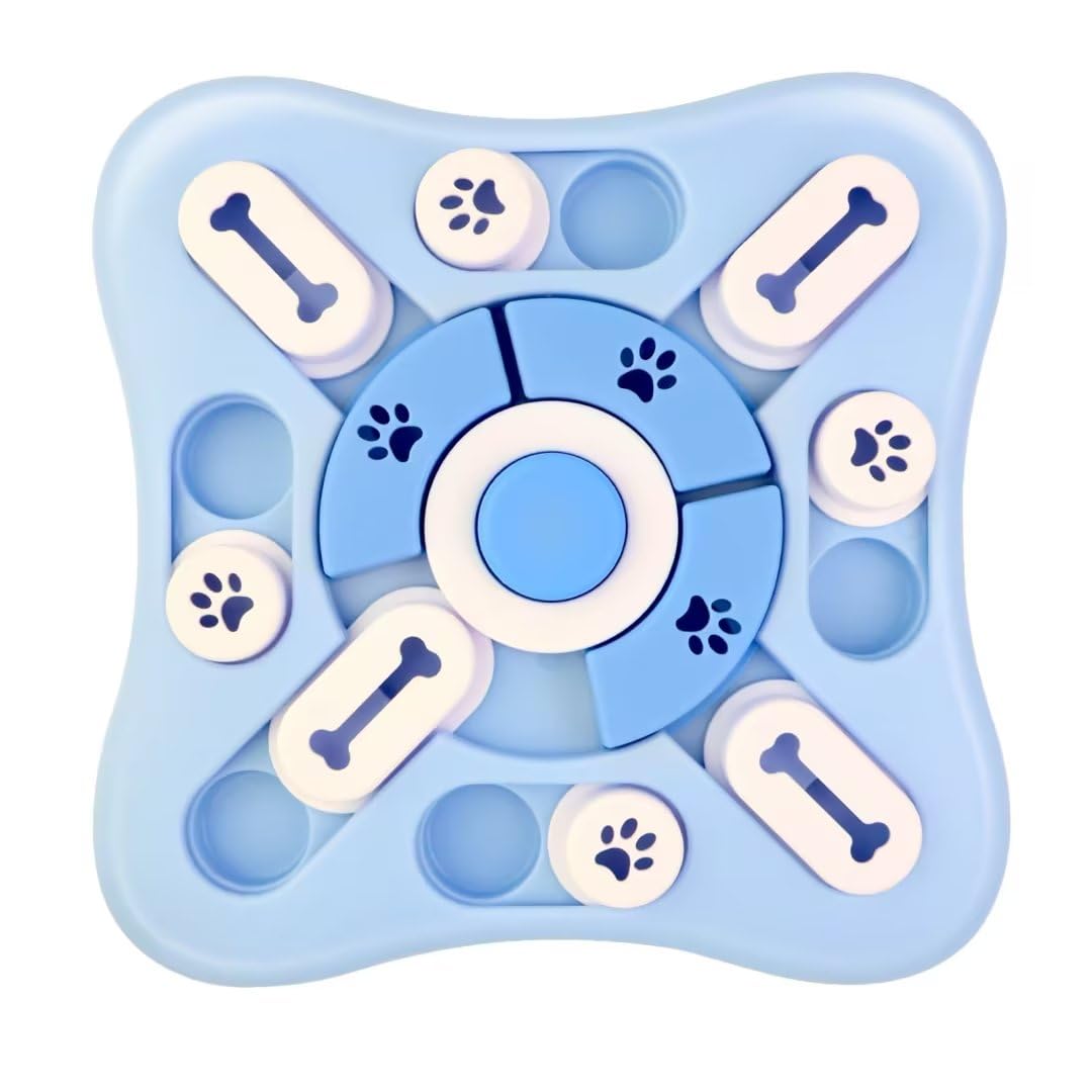 JOPHEK Intelligence Toy for Dogs, Activity Feeder, Interactive Puppy Toy with Squeaks for Small, Medium, Large Dogs and Cats