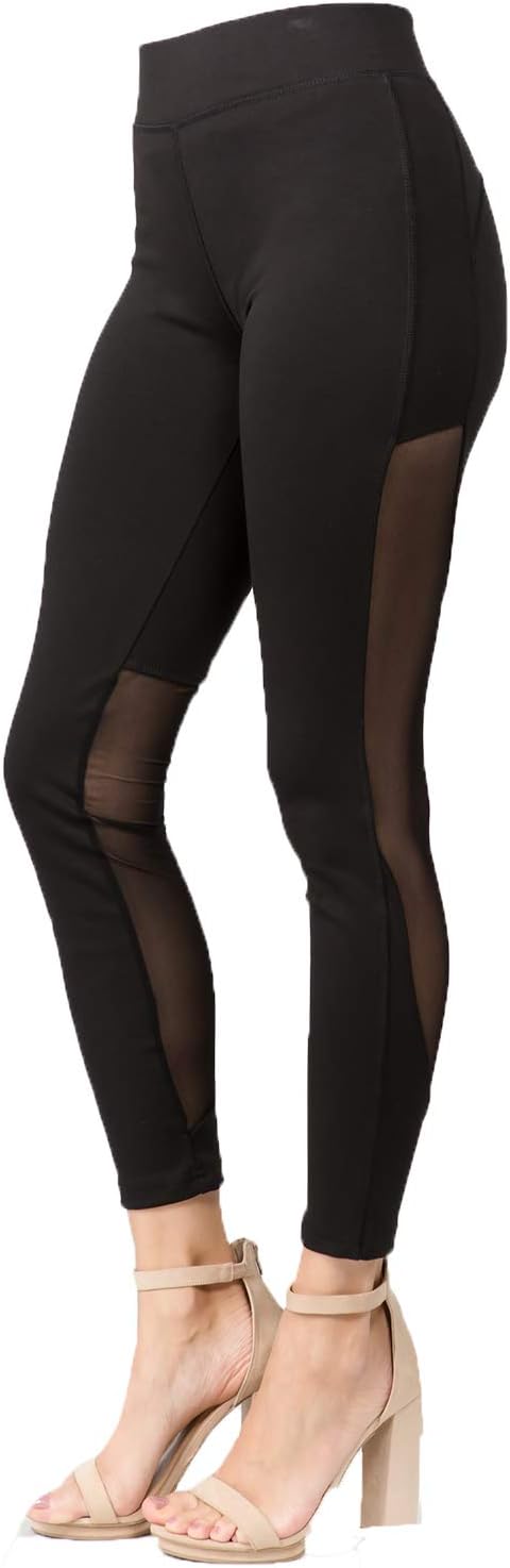 FashionposhPP141 Mesh Skinny Leg Leggings