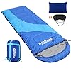 Schlafsäcke für Erwachsene, Rucksackreisen, leicht, wasserdicht, ONETWOFIT Blau, Schlafsack für kaltes Wetter, warm…