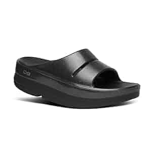 OOFOS OOmega OOahh ウーフォス ウーメガ 黒 W11 28cm ウーフォス OOFOS Oomega Ooahh - ウーメガ ウーアー （black