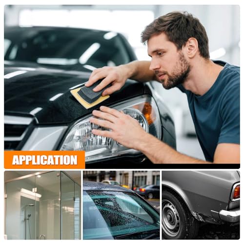 Image of POLIWELL Auto Performance Sandpaper 3 Pack, 3.6 in x 9 in 3000 Grit Sandpaper, Fine Grit Sand Paper for Wet Polishing Car Detail Scratches, Refined Finishes