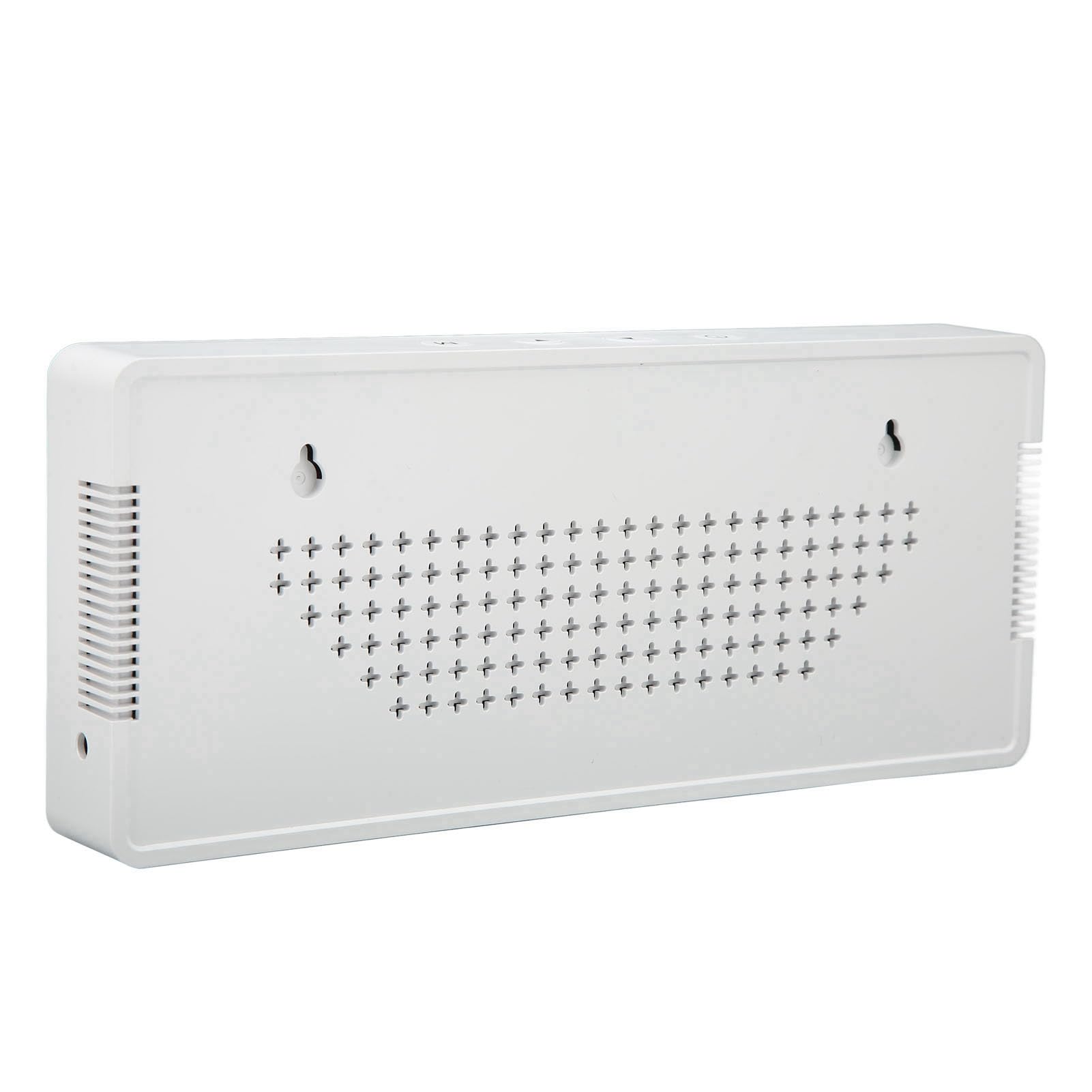 Aramox Medidor de Decibelios Montado en la Pared, Medidor de Nivel de Sonido ABS con Pantalla LED de 11 Pulgadas, 30 a 130 DBA WiFi App Monitor de Tiempo de Humedad y Temperatura para Aula, Estudio,