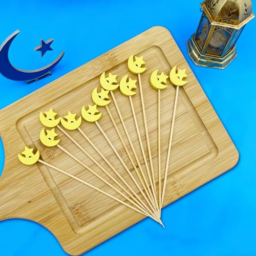50% Off 200 Pcs Eid Mubarak Holiday Cocktail Toothpicks