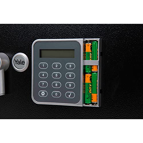 Yale Elektronischer Gäste-Tresor Laptop YLG/200/DB2 Schwarz – 24 L – PIN Code 3–6 Stellen – LCD Display – Auto Sperre – Teppichboden… – Ansicht 5