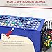 MR CHIPS Bingo Game Deluxe Set with Cage, 7/8 Inch Balls and Master Board All-in-One Table Top Professional Machine