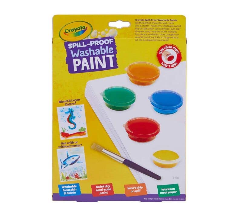 Crayola Spill Proof Washable Paint