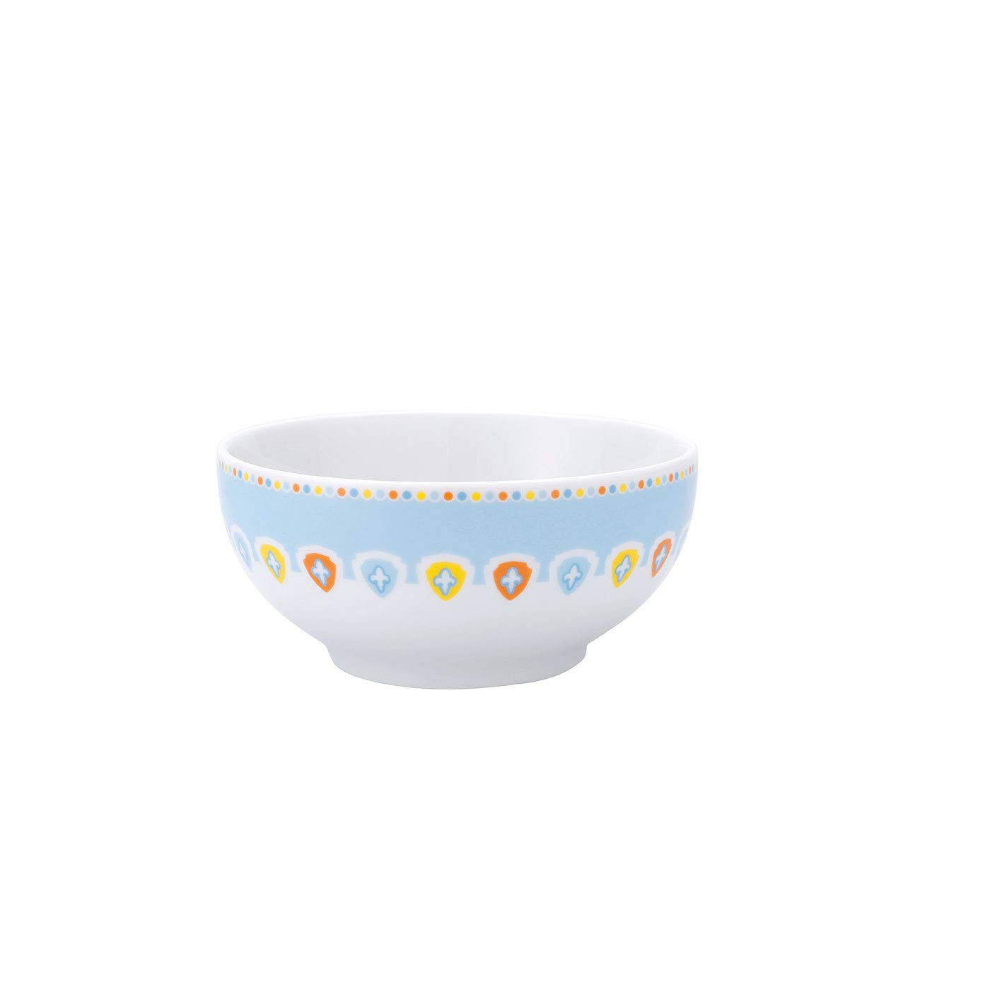 PURESIGNS Set Repas Enfant 7 Pièces MIKO Porcelaine et Acier Inoxydable 18/10