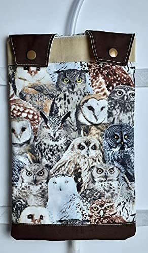 Catheter Leg Bag Holder. Drainage Bag Cover. Owls Pattern, Multicoloured, For the catheter bag of 500ml-900ml capacity - Image 4