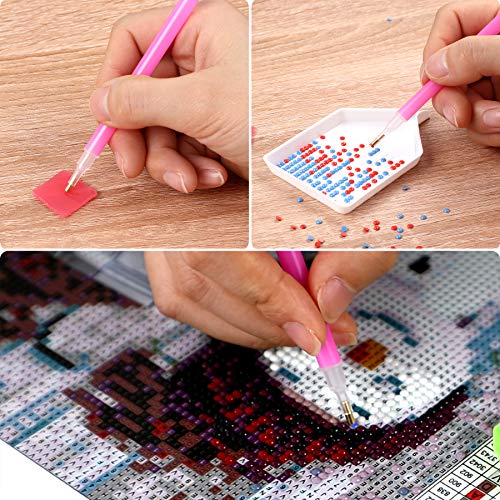 20PCS Plastic Diamond Art Painting Bead Sorting Trays Accessories Tools for DIY Crafts (3.8 x 2.2 Inches)4