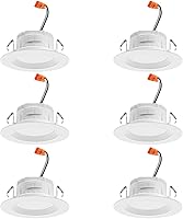 Vista 24 de Juno RB4SC RGBW MW M6 RetroBasics Retrofit Smart Downlight, conmutable, RGBW, 4 pulgadas, blanco mate