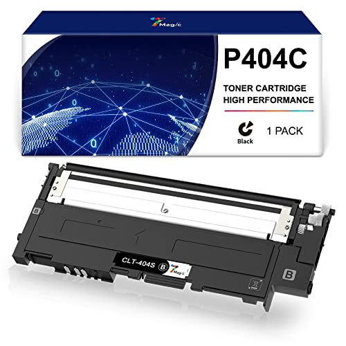 7Magic CLT-K404S Compatible Cartouche de Toner Remplacement pour Samsung CLT-K404S CLT-404S pour Samsung Xpress SL-C430 SL-C430W SL-C480 SL-C480W SL-C480FW SL-C480FN SL-C482W SL-C483W (1 Noir)