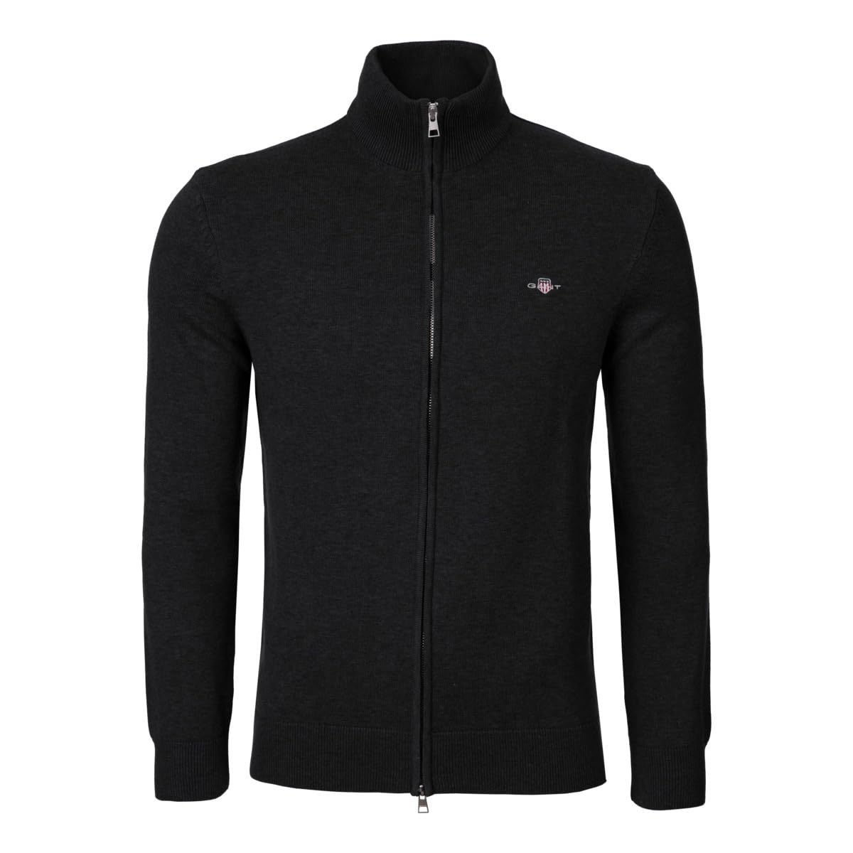 GANT Men's Casual Cotton Zip Cardigan Cardigan Sweater
