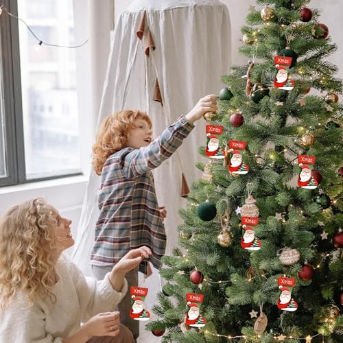 Décoration de Noël en bois à suspendre, le cadeau idéal pour bureau