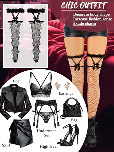 Lace Top Fishnet Stockings Women Tight Hosiery Sexy Thigh High Pantyhose4