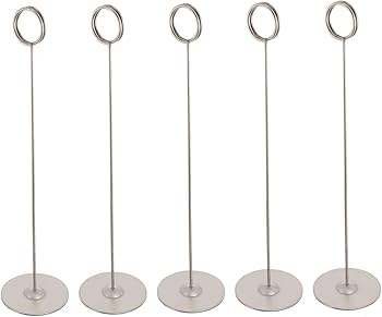 最終値下げ!4個メモフォルダ メニュー テーブルナンバー ピクチャースタンド Amazon | 宴会テーブル席札ホルダー 写真用 フードサイン メモノート