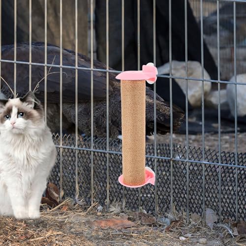 Poste para rascar gato con cuerda de yute 30 cm miniatura 6