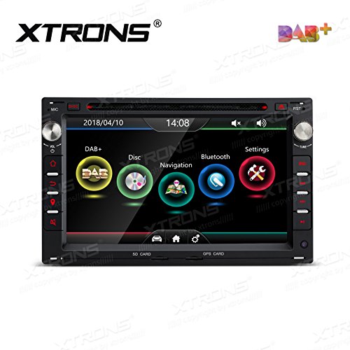 TRONS 7" Touchscreen Autoradio Wince DVD Player GPS Navigation Bluetooth Musik Streaming Naviceiver DAB+ Lenkradsteuerung Dual CANbus FÜR Volkswagen/Skoda/SEAT
