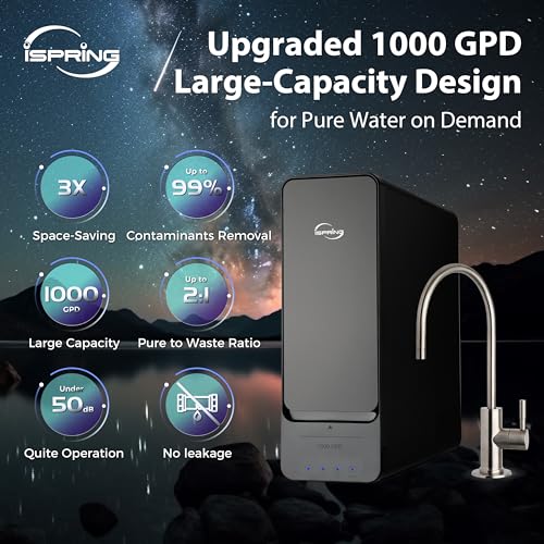 Image of iSpring RO1000-ORB Tankless Reverse Osmosis System, 1000 GPD Fast High Flow