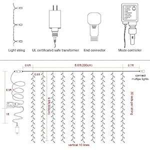 Twinklestar66x98ft300ledcurtainstringlightsfairystringlightswithremotecontroltimerforhalloweenpartybedroomhomedecorpurple Urban Country Home Decor Twinkle star 66x98ft 300 led curtain string lights fairy string lights with remote control timer for halloween party bedroom home decor purple urban country home decor