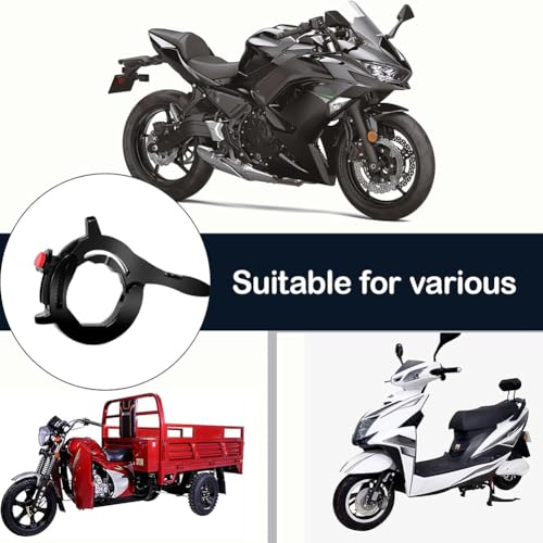 Image of Hodaqe Motorcycle Grip Assist Clip Accessory, Handlebar Support Clip for Long Rides with Release Button(1Pcs, Black)