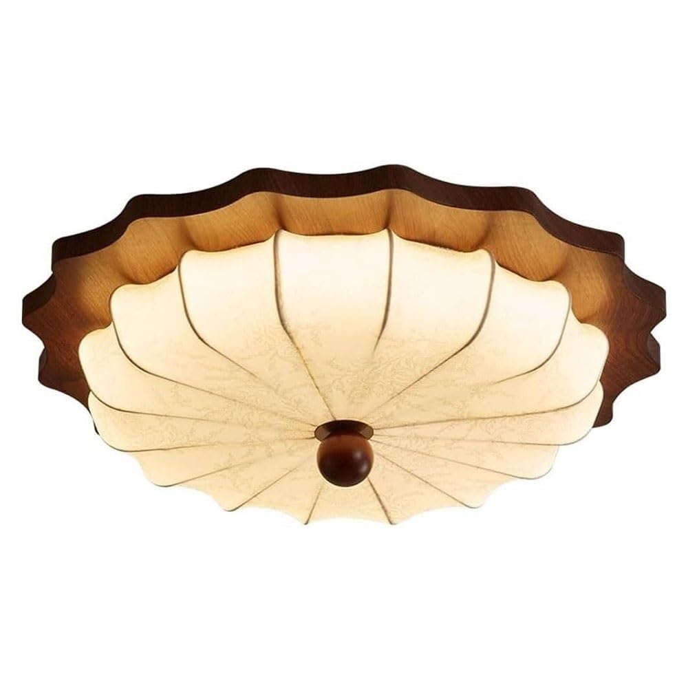 Plafonnier en tissu à texture fleur pour chambre chaleureuse - 8