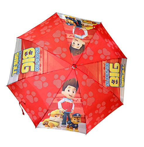 Preisvergleich Produktbild Kids Licensing Regenschirm zusammenklappbar Automatische Rot Paw Patrol